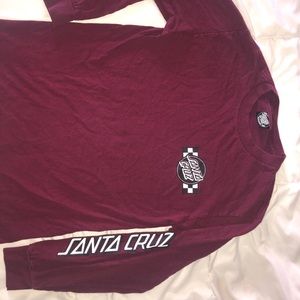 long sleeve santa cruz tee